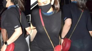 Actress Rakul Preet Singh did a flawless photoshoot and was seen in a black transparent gown. Her dress became a topic of discussion overnight.