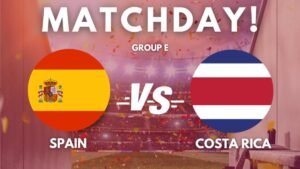 Spain vs Costa rica