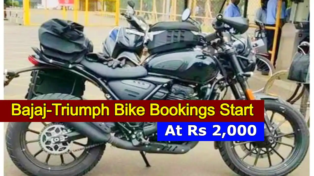 Bajaj-Triumph Bike Bookings Start at Rs 2,000: Here Are Specifications and Features, Launch Date