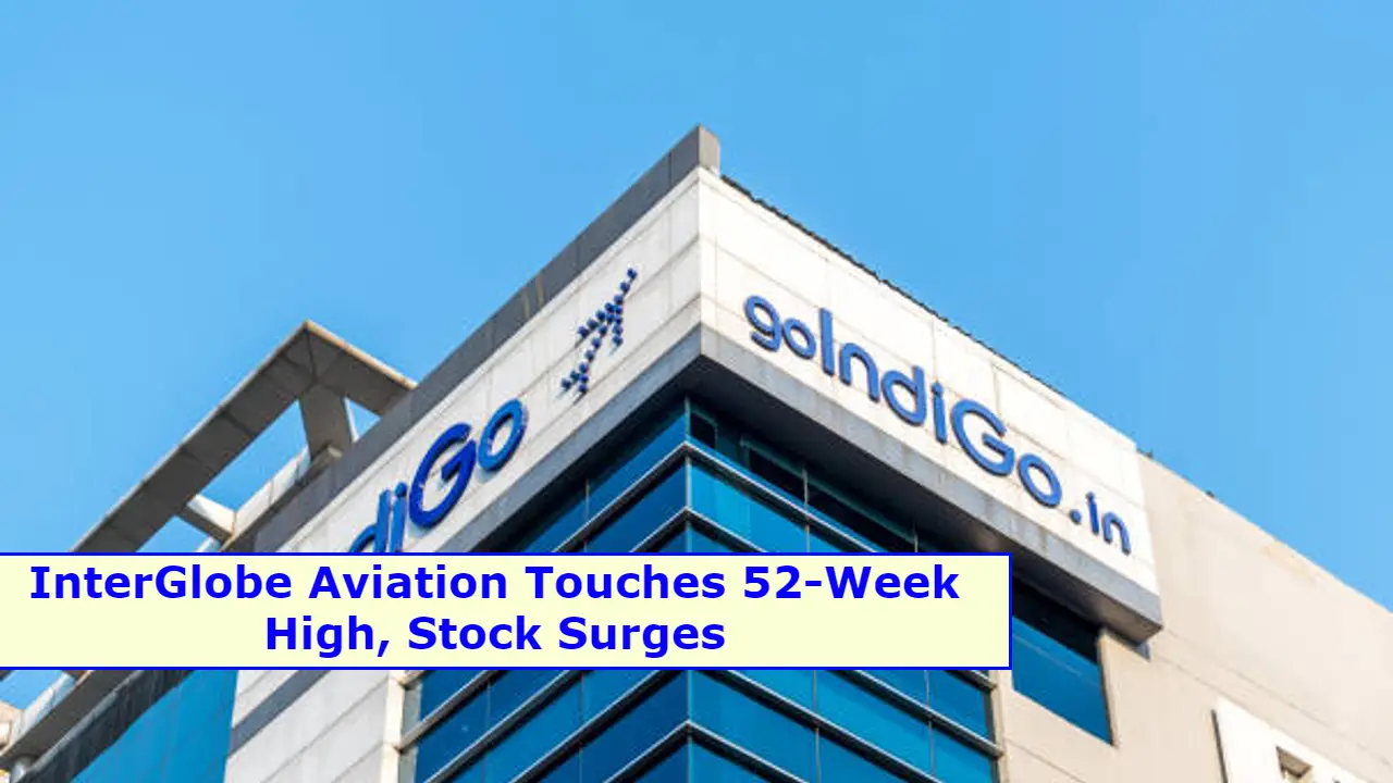 InterGlobe Aviation Touches 52-Week High, Stock Surges