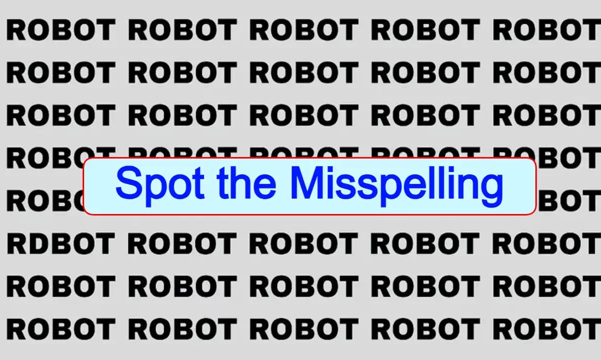 Spot the Misspelling: Unveiling the Error within the Word 'Robot' in this Picture!