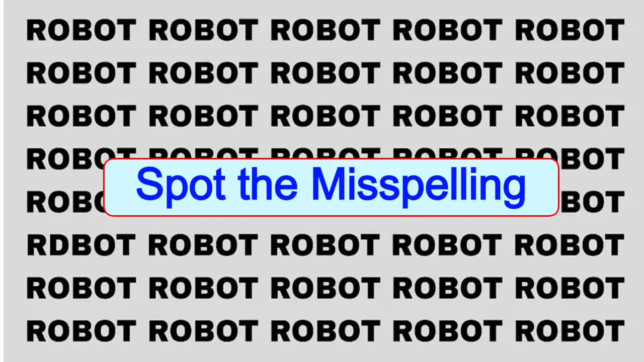 Spot the Misspelling: Unveiling the Error within the Word 'Robot' in this Picture!