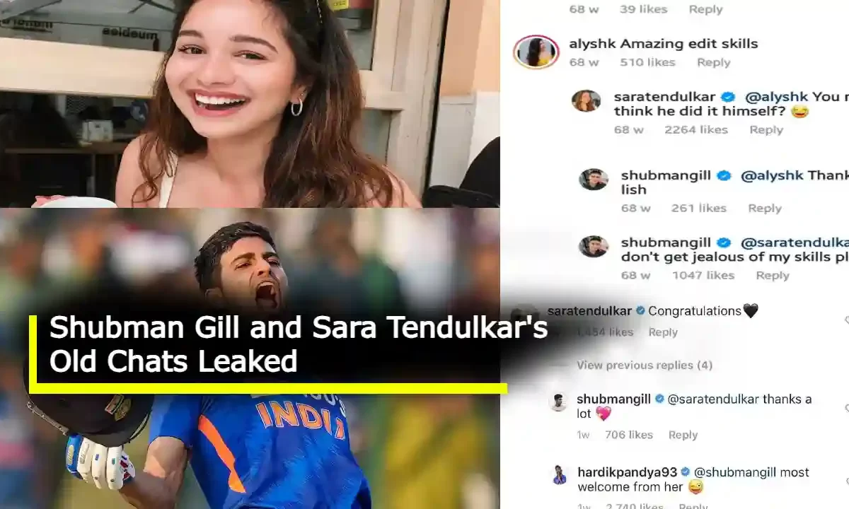 Shubman Gill and Sara Tendulkar's Old Chats Leaked on Social Media, Fuel Dating Rumours