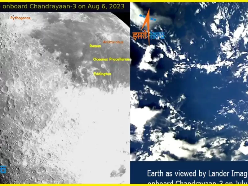 Chandrayaan-3 Sends Stunning Images of Earth and Moon